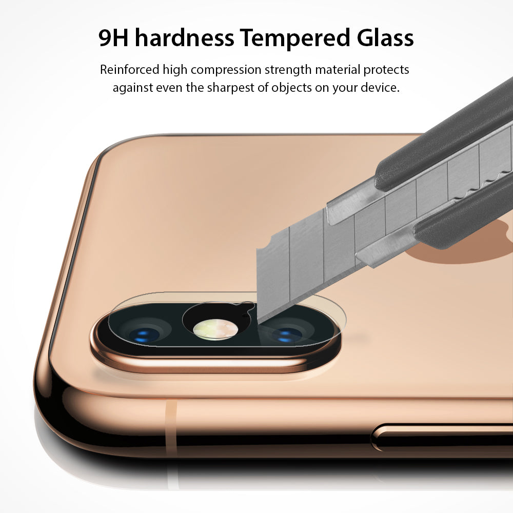iPhone XS Camera Lens Protector | Glass - 9H Hardness Tempered Glass