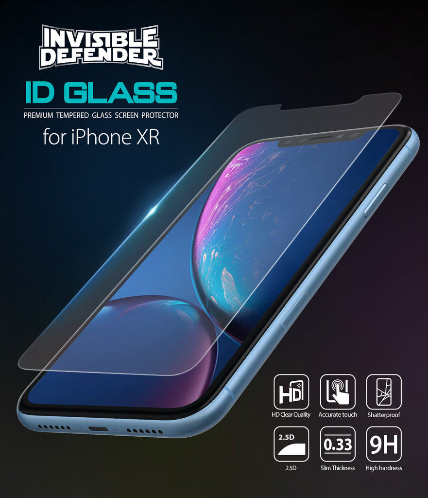 iPhone XR Screen Protector | Invisible Defender Glass - for iPhone XR