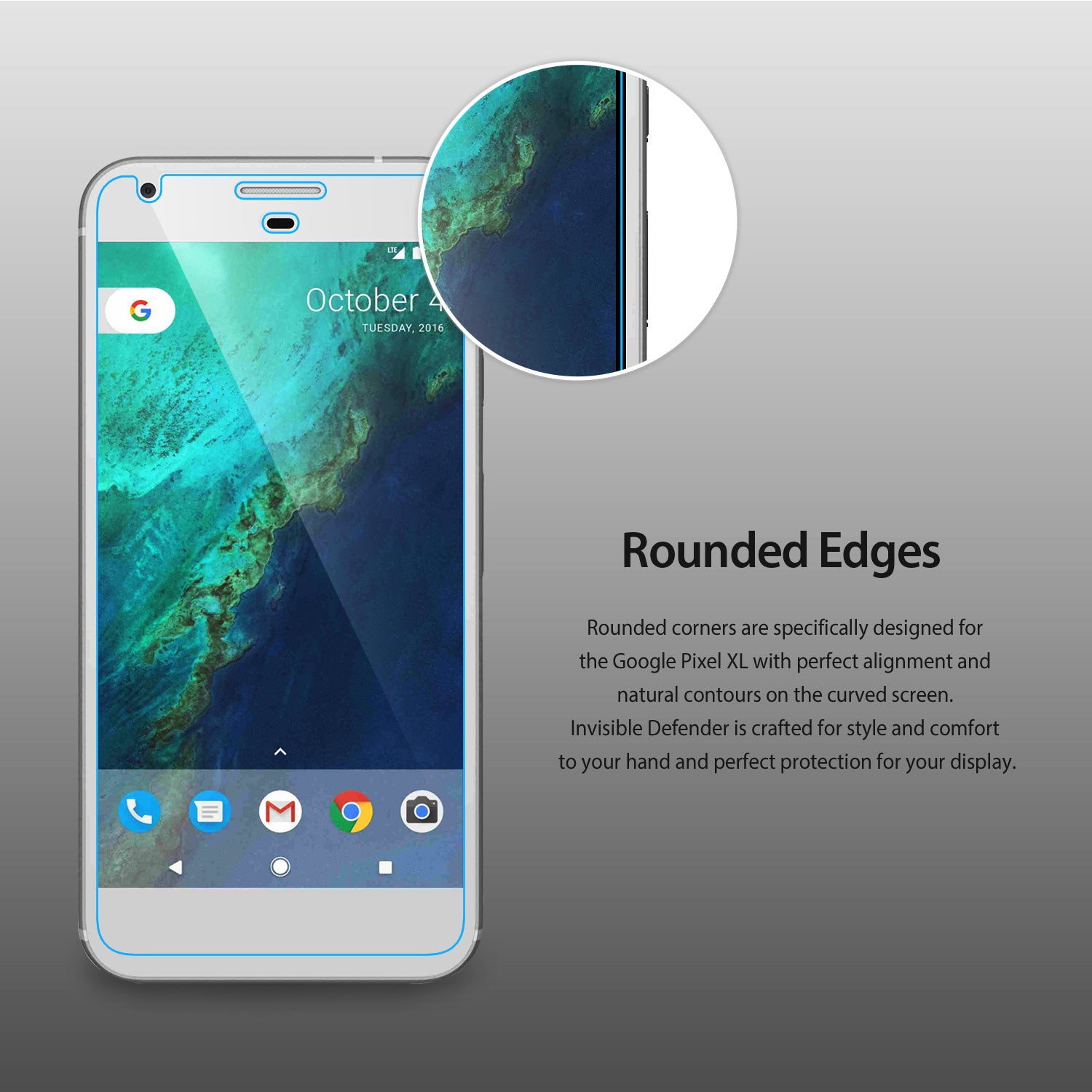 Google Pixel XL Screen Protector | Film (4P) - Rounded Edges