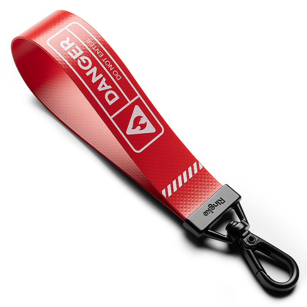 Key Ring Strap - Tarpaulin Danger Red