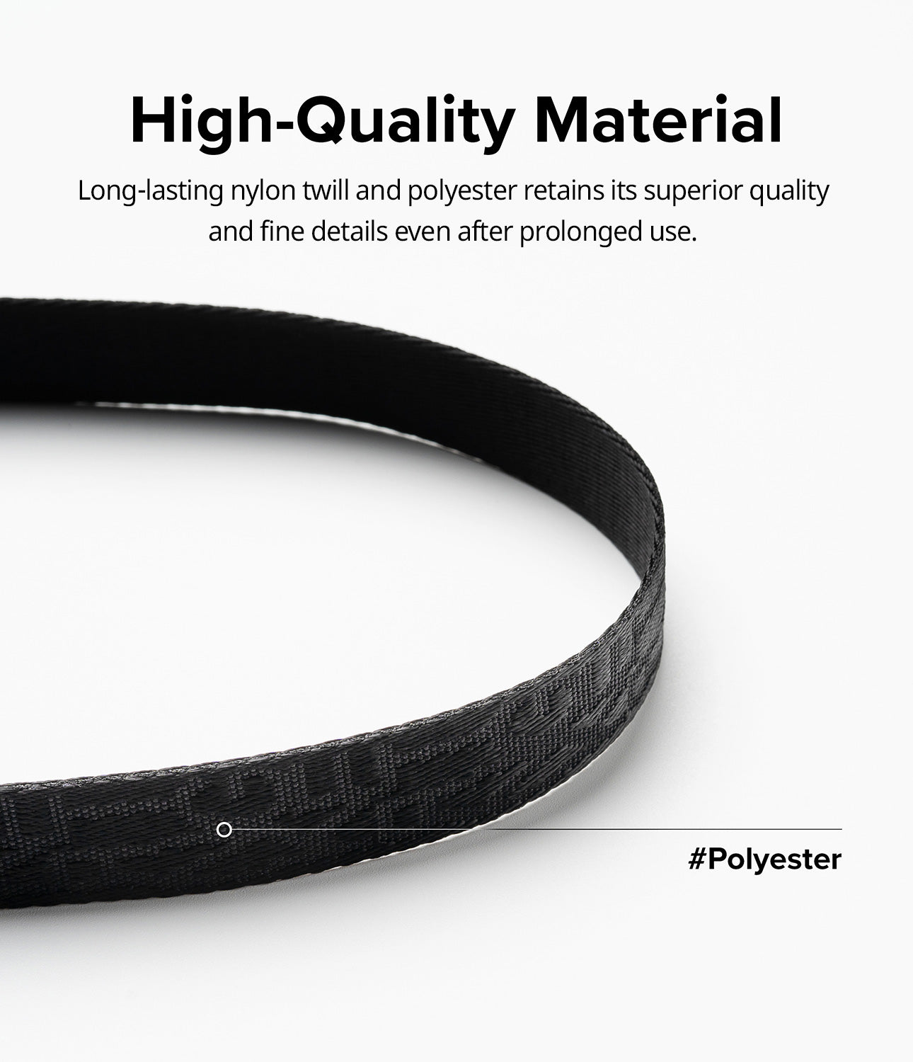 long-lasting nylon twill and polyestser retains its superior quality and fine details even after prolonged use