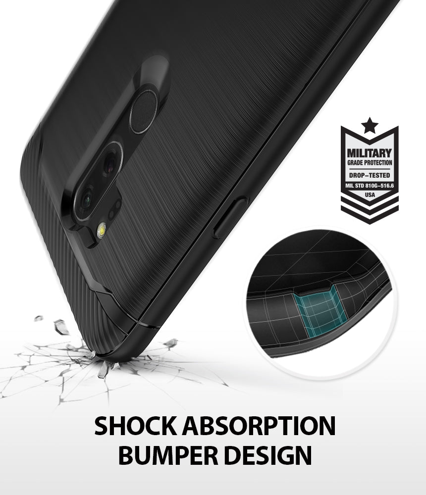 LG G7 ThinQ Case | Onyx  - Shock Absorption Bumper Design