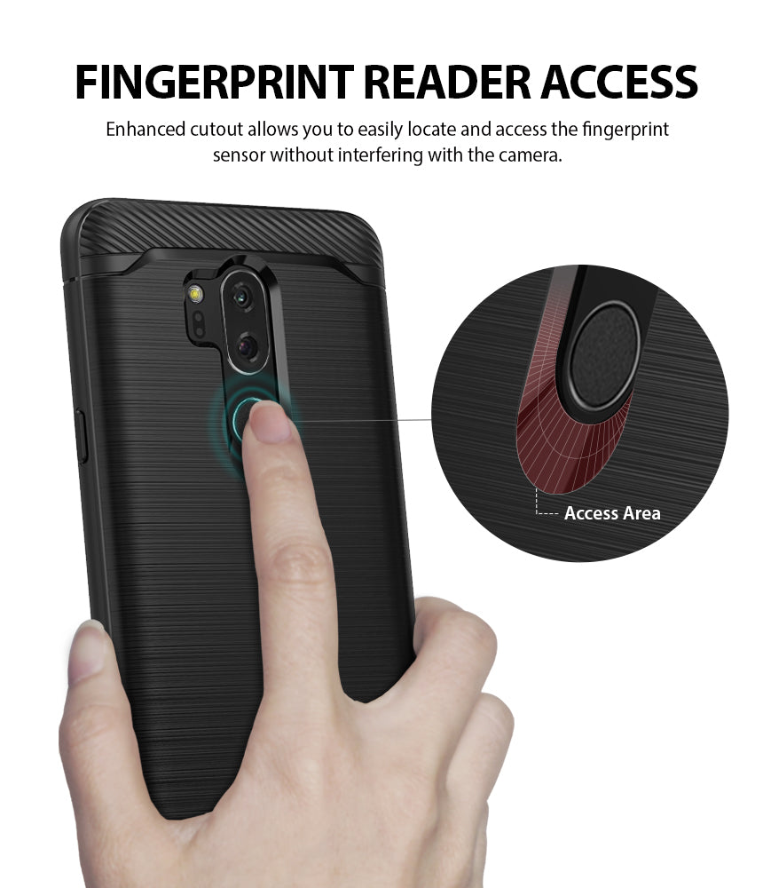LG G7 ThinQ Case | Onyx - Fingerprint Reader Access