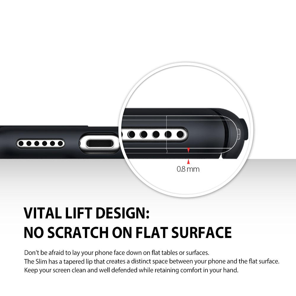 iPhone 8 / 7 / SE 2020 / SE 2022 Case | Slim - Vital Lift Design. No Scratch On Flat Surface