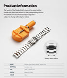 product information showing the whole band and the size adjusting tool