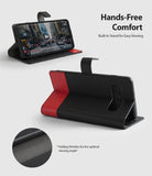 hands free comfort built in stand for easy viewing