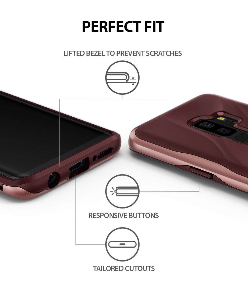 Galaxy S9 Plus Case | Wave - Perfect Fit. Lifted bezel to prevent scratches. Responsive buttons. Tailored cutouts