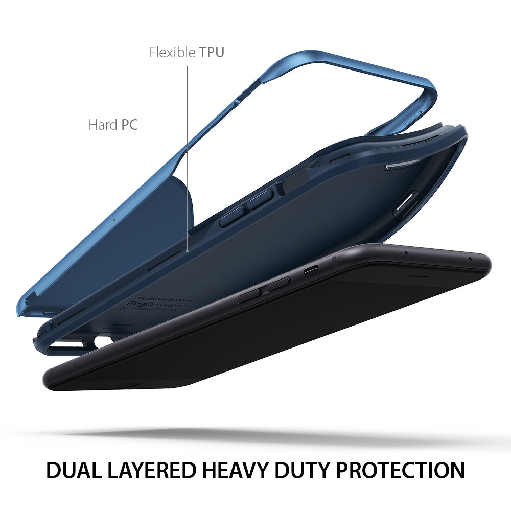 iPhone 8 Plus / 7 Plus Case | Wave - Dual Layered Heavy Duty Protection