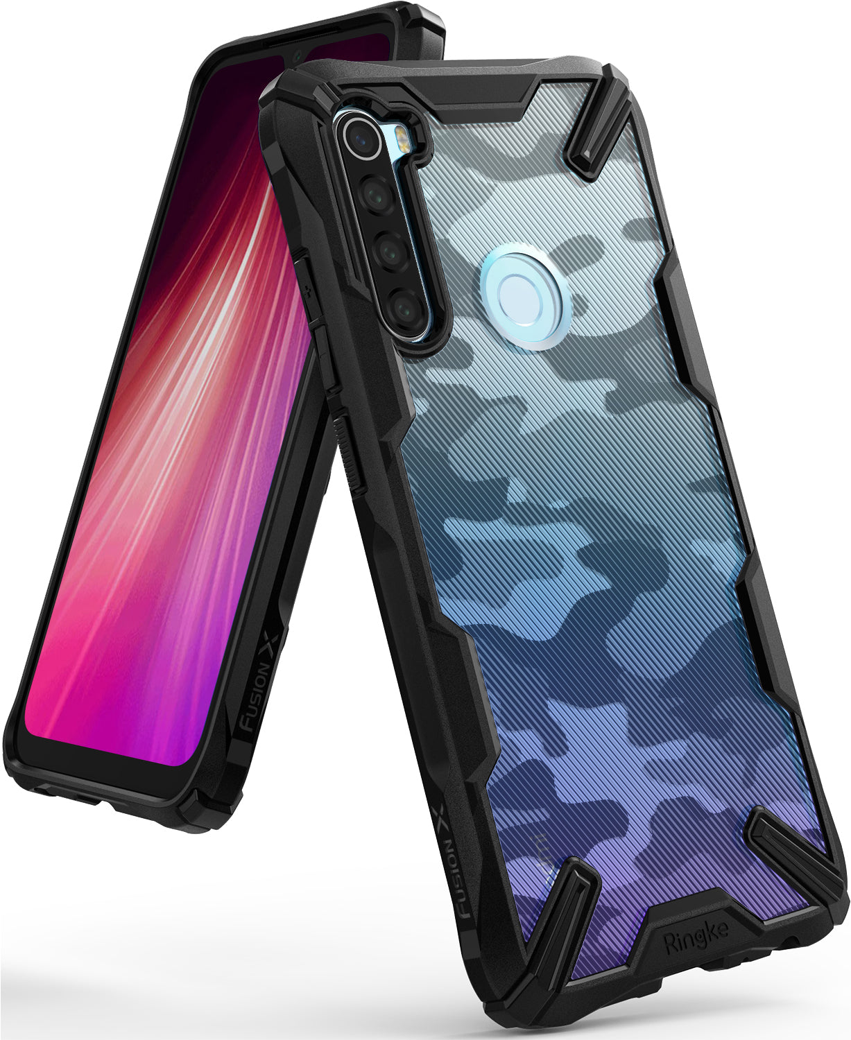 Ringke FUSION-X Design Case for Xiaomi Redmi Note 8 (2019) - camo black