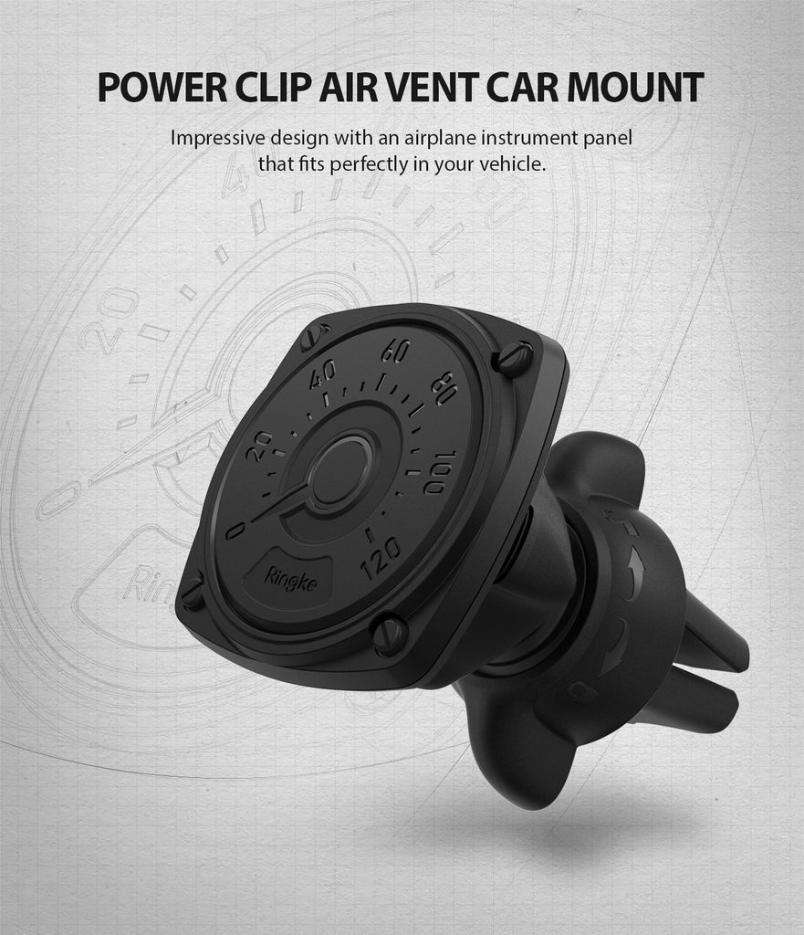 Power Clip Air Vent Car Mount [2 in 1]
