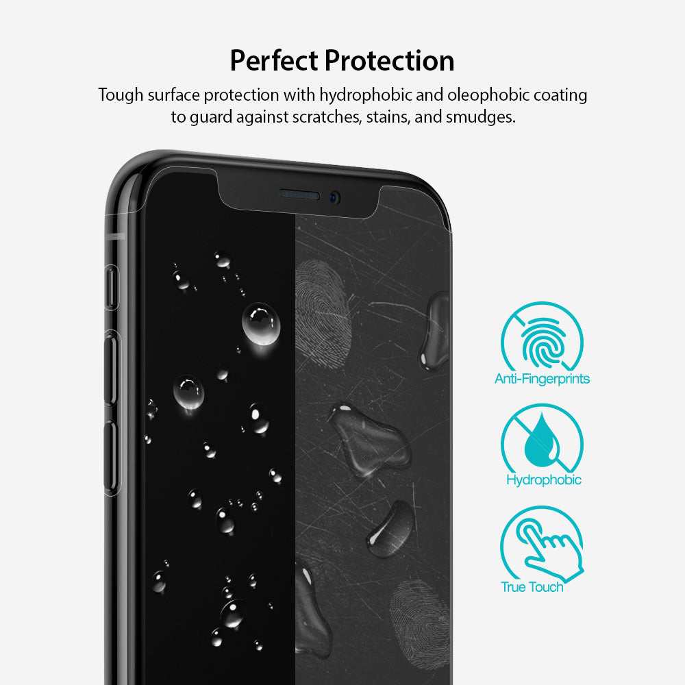 iPhone X Screen Protector | Invisible Defender - Perfect Protection