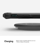 Ringke Fusion-X Matte Designed Case for iPhone 11 Pro Matte Dark Green wireless charger compatible