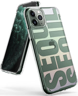 iPhone 11 Pro Case | Fusion Design - Clear phone case with large green "SEOUL" typography over a gradient background.