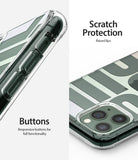 scratch protection with raised lips / responsive buttons