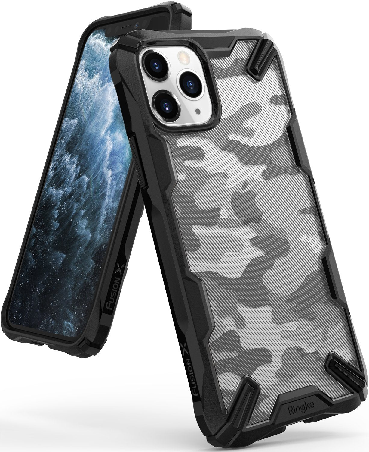 ringke fusion-x ddp case compatible with iphone 11 pro (2019) - Camo Black