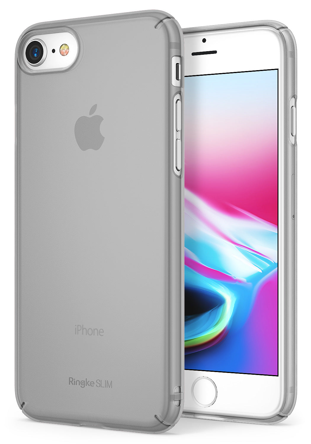 ringke slim hard pc thin protective case cover for iphone 7 8 main slate metal