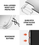iPhone XR Case | Mirror - Dual Layered Heavy Duty Protection. Quikcatch Strap Access Design. Responsible Buttons