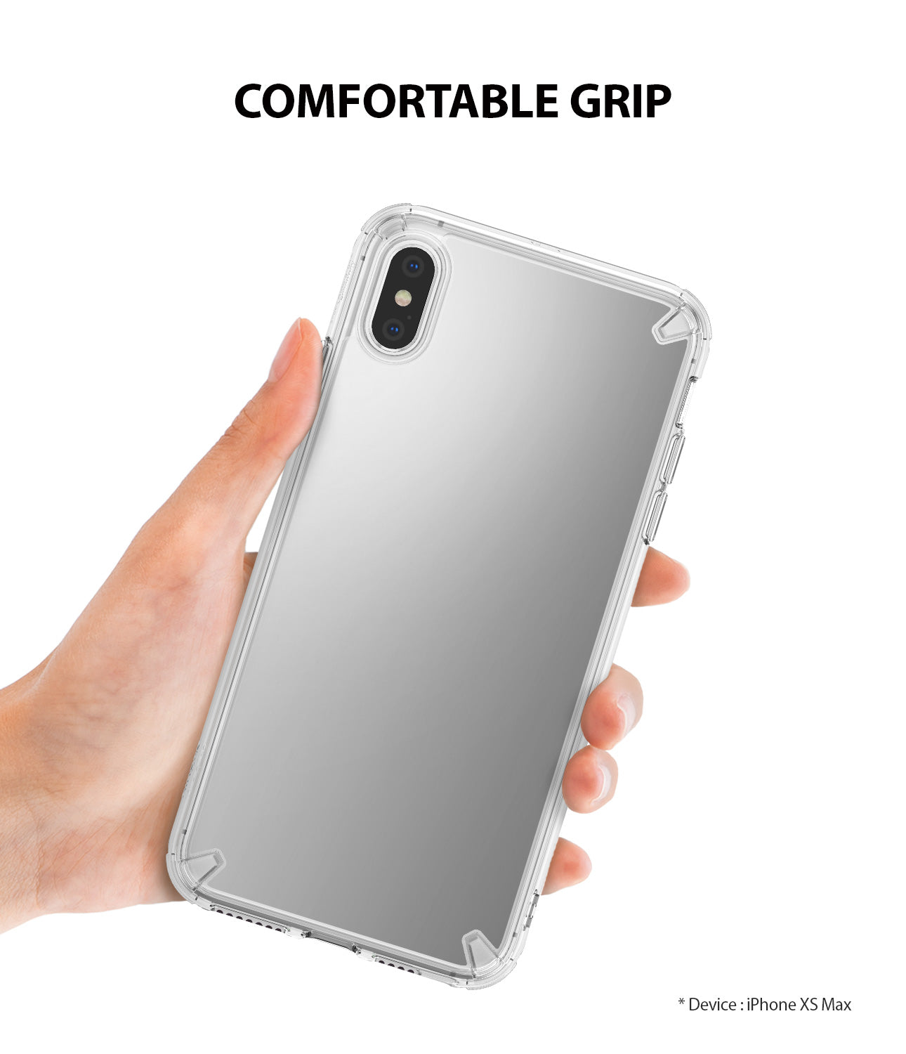 iPhone XS Max Case | Mirror - Comfortable Grip