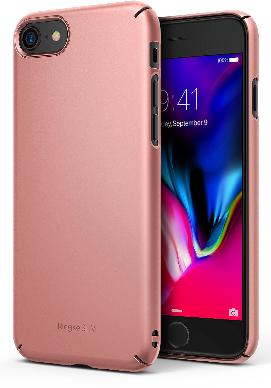 ringke slim hard pc thin protective case cover for iphone 7 8 main rose gold