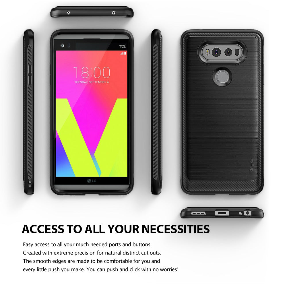 LG V20 Case | Onyx - Access To All Your Necessities