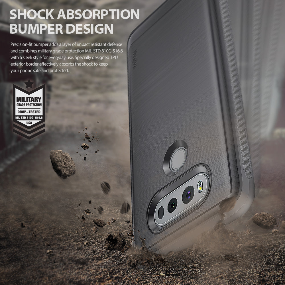 LG V20 Case | Onyx - Shock Absorption Bumper Design