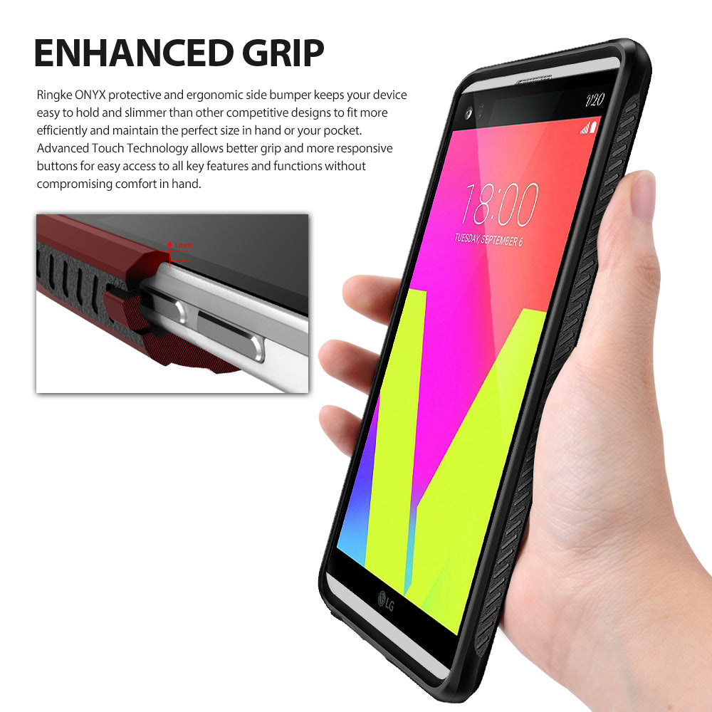 LG V20 Case | Onyx - Enhanced Grip