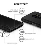 ringke slim lightweight thin hard pc back cover for galaxy s9 plus  perfect fit