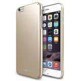 iPhone 6 Plus Case | Slim - A gold slim-fit phone case shown from the back and front on an iPhone 6 Plus.