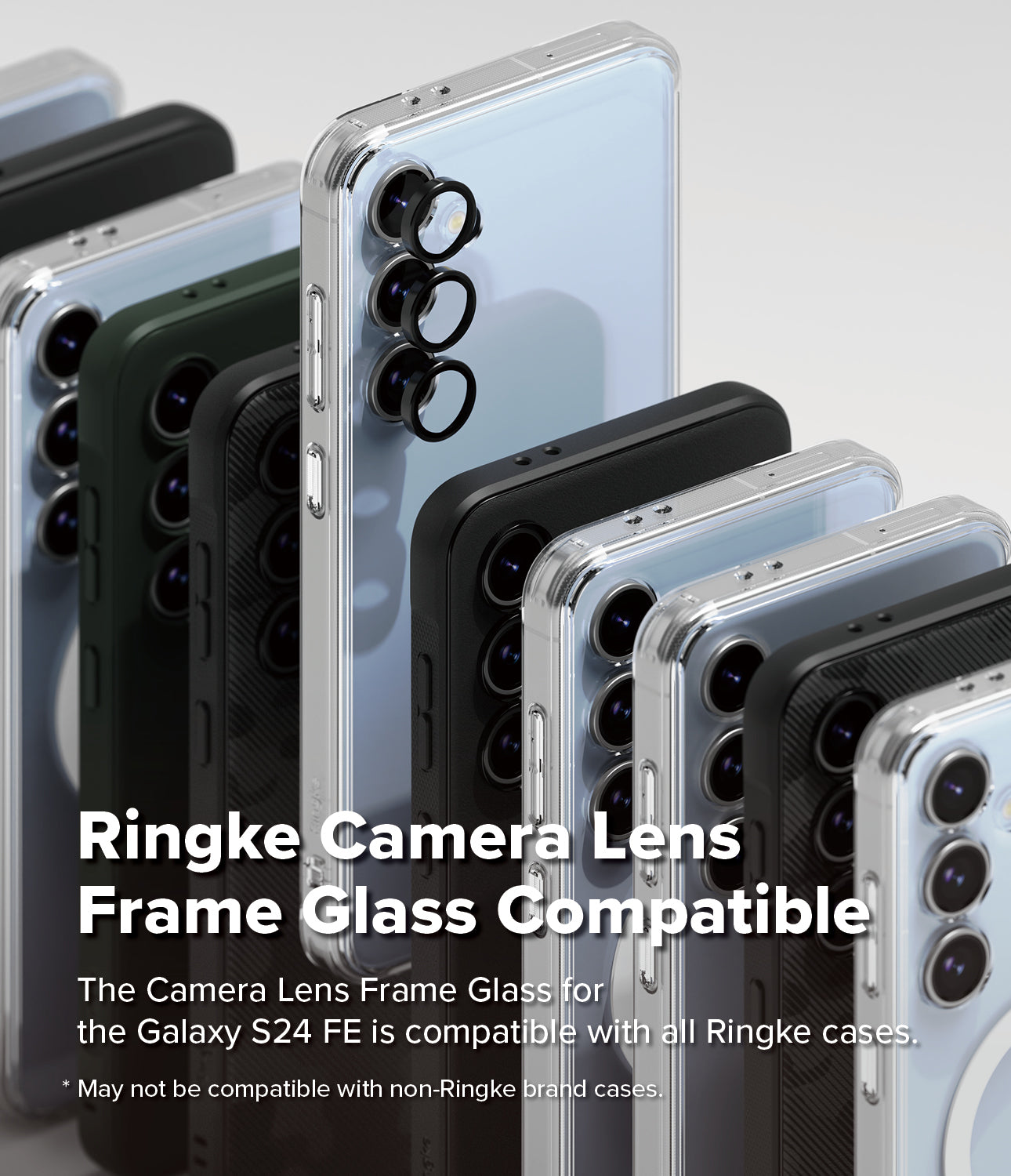 Camera Lens Frame Glass for Galaxy S24 FE | Ringke