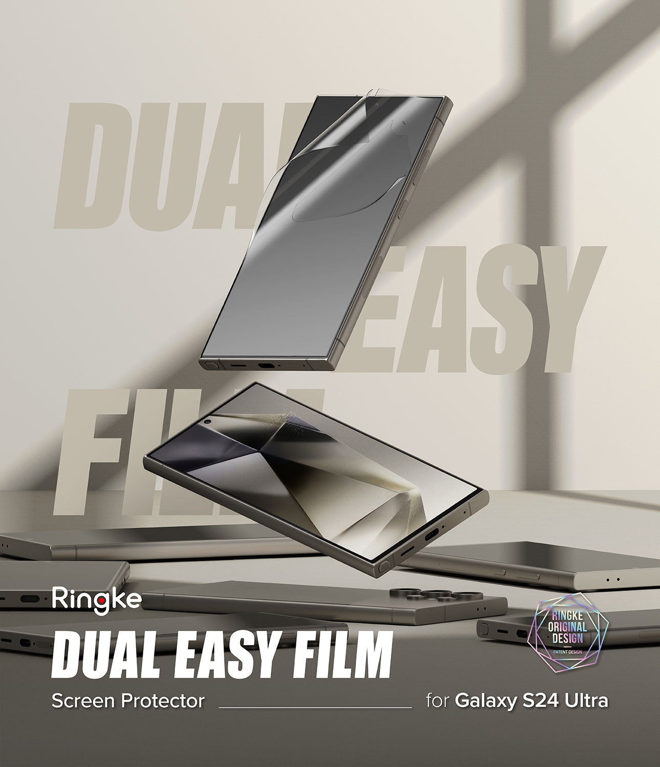 Galaxy S24 Ultra Screen Protector | Dual Easy Film [2 Pack] - By Ringke
