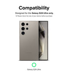 Galaxy S24 Ultra Screen Protector | Dual Easy Film [2 Pack] - Compatibility. Designed for Galaxy S24 Ultra