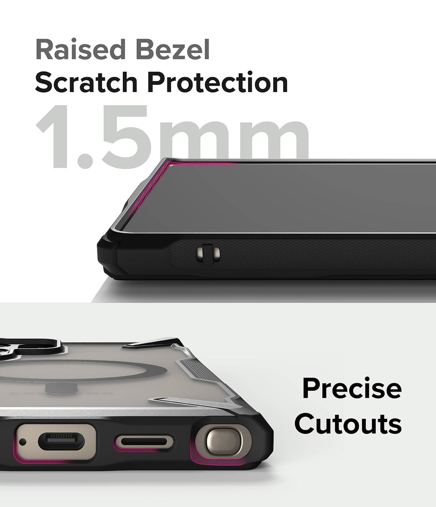 Galaxy S24 Ultra Case | Fusion-X Magnetic Matte - Raised Bezel Scratch Protection. Precise Cutouts