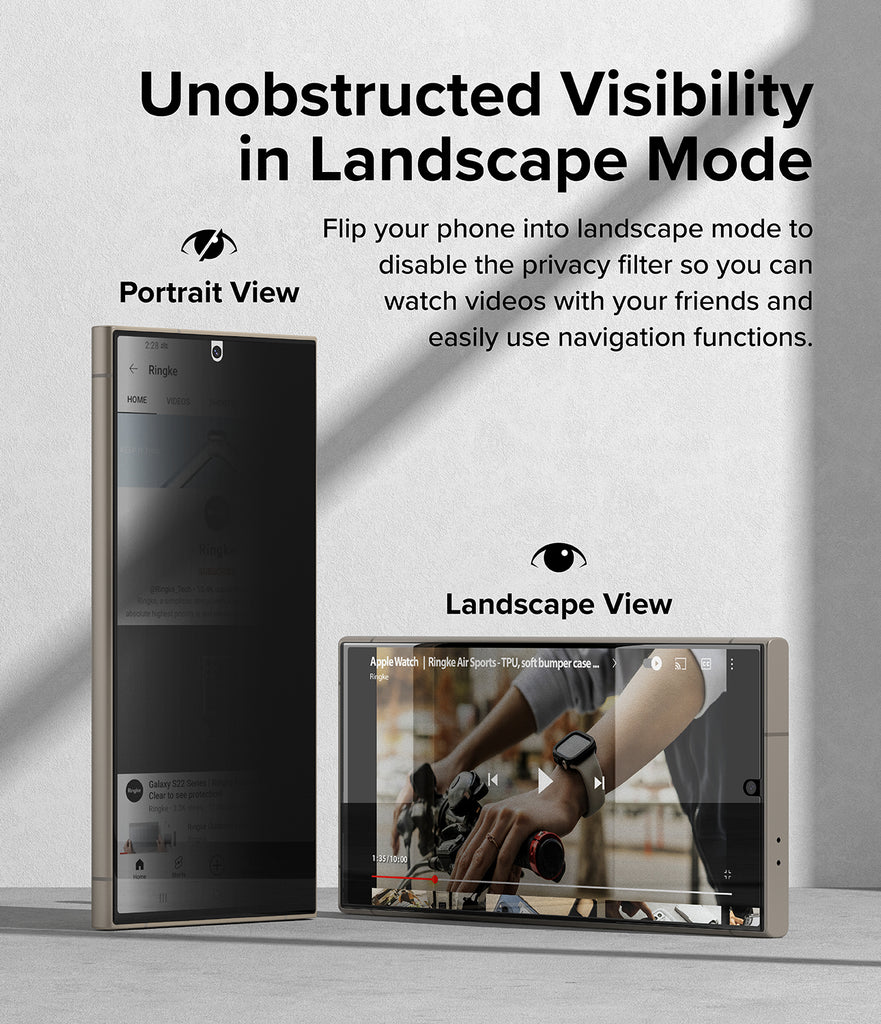 Samsung Galaxy S24 Ultra Full Screen Cover Anti-Peeping in München -  Schwanthalerhöhe