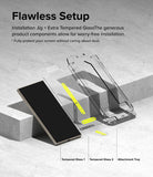 Galaxy S24 Ultra Screen Protector | Easy Slide Tempered Glass - Flawless Setup. Installation Jig + Extra Tempered Glass. The  generous product components allow for worry-free installation.