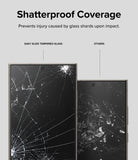 Galaxy S24 Ultra Screen Protector | Easy Slide Tempered Glass - Shatterproof Coverage. Prevents injury caused by glass shards upon impact.