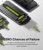 Galaxy S24 Plus Screen Protector | Easy Slide Privacy Tempered Glass - Zero Chances of Failure. Includes an attachment jig for easy installation. Allows anyone and everyone to accurately install their screen protector.