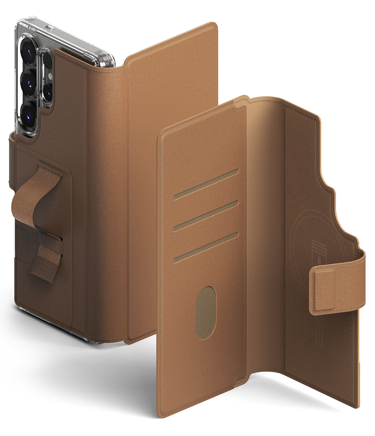 Galaxy S25 Ultra Cover | Folio Grip Wallet Magnetic