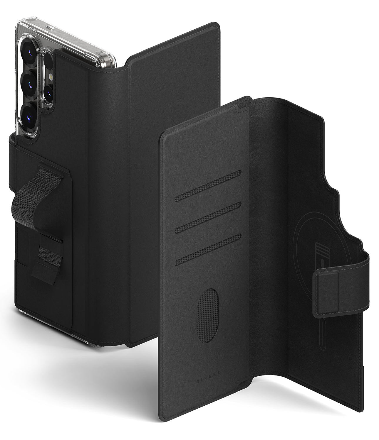 Galaxy S25 Ultra Cover | Folio Grip Wallet Magnetic