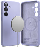 Galaxy S25 Case | Silicone Magnetic - Lavender