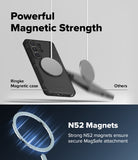[Bundle] Galaxy S26 Ultra | Alles - A Ringke magnetic case holding a charger securely while another falls away.