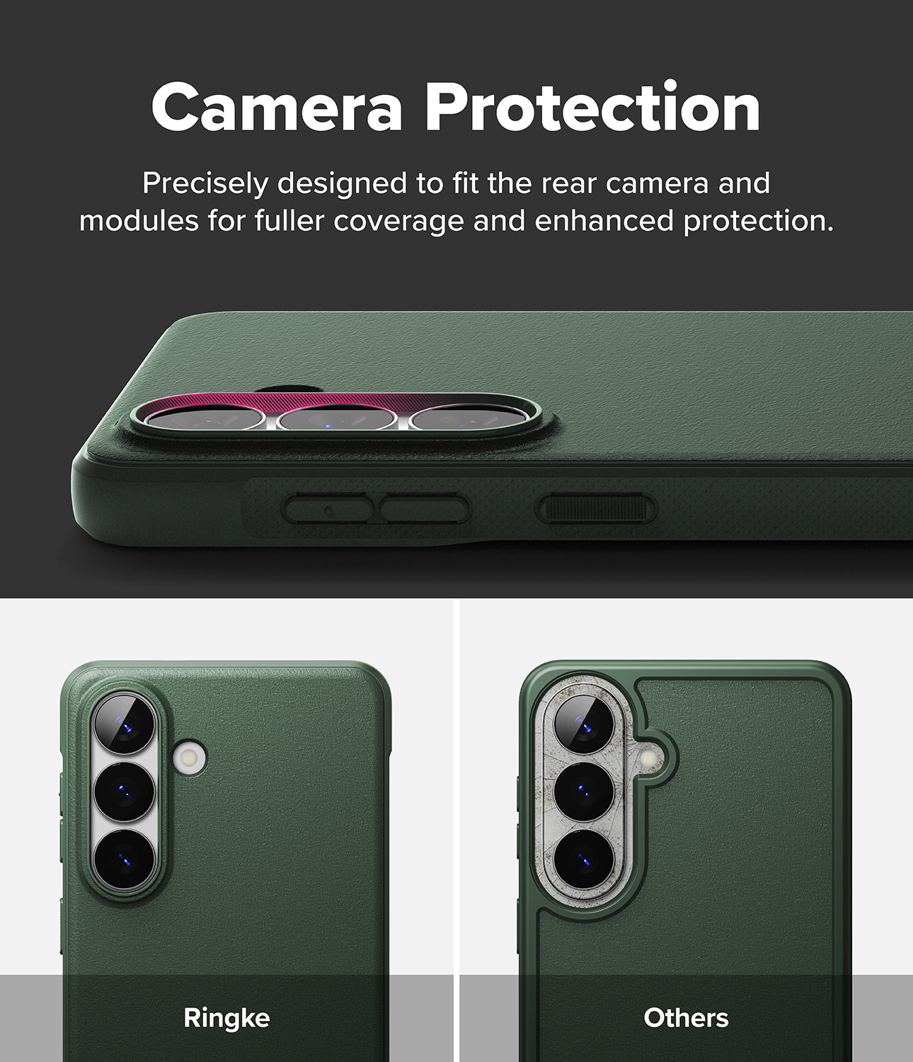 group-Dark Green / + Screen Protector & Camera Lens Frame Glass (2P)