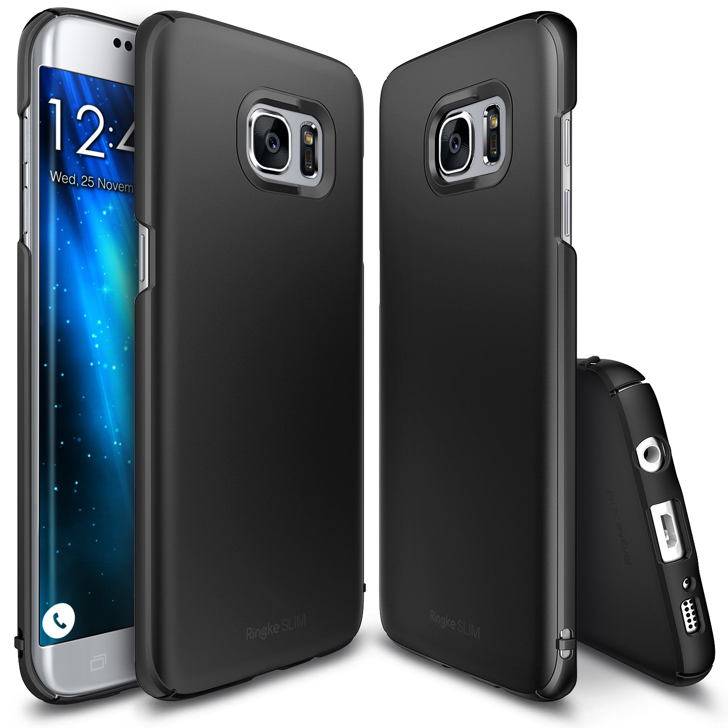 Galaxy S7 Edge Case | Slim - Black