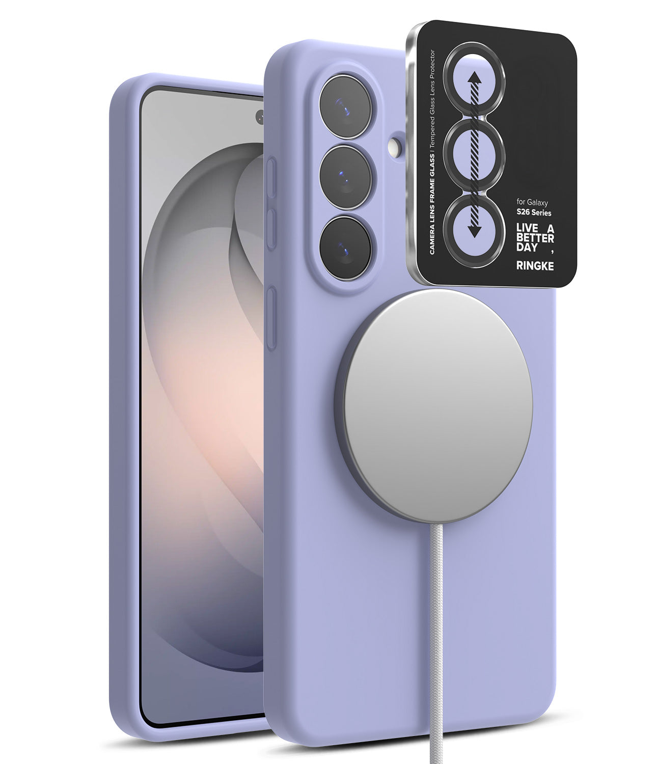 group-Lavender / + Camera Lens Frame Glass (2P)