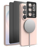 group-Pink Sand / + Privacy Screen Protector & Camera Lens Frame Glass (2P)