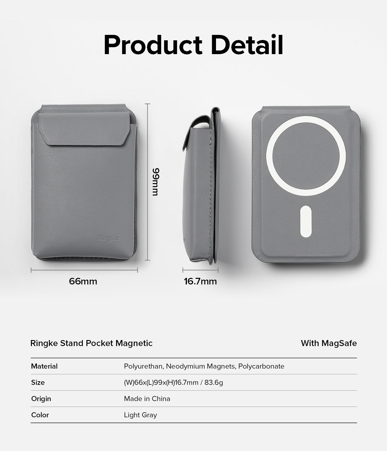 Ringke Stand Pocket Magnetic - Product Detail