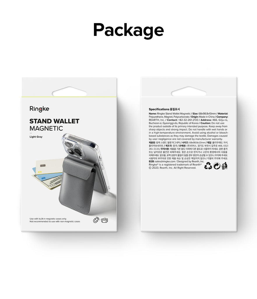 Ringke Stand Wallet Magnetic - Package