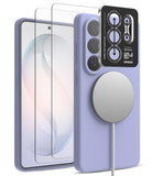 group-Lavender / + Screen Protector & Camera Lens Frame Glass (2P)