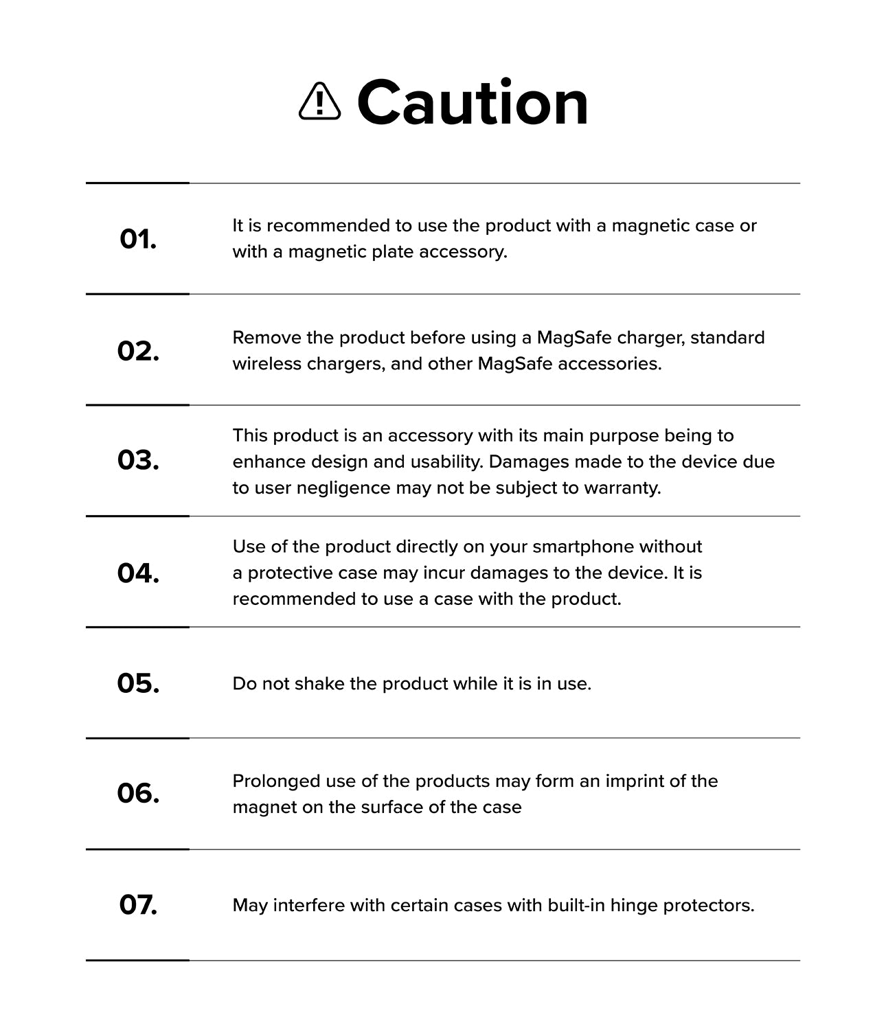 Ringke Glossy Tok Magnetic - Caution