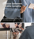 Choose between 2 Cable Lengths