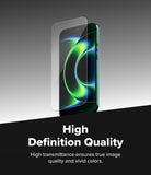 Xiaomi 17 Ultra Screen Protector | Easy Slide Tempered Glass - Smartphone with a transparent screen protector on a gradient background, emphasizing high definition quality.